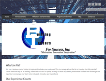 Tablet Screenshot of buildingleadersforsuccess.com